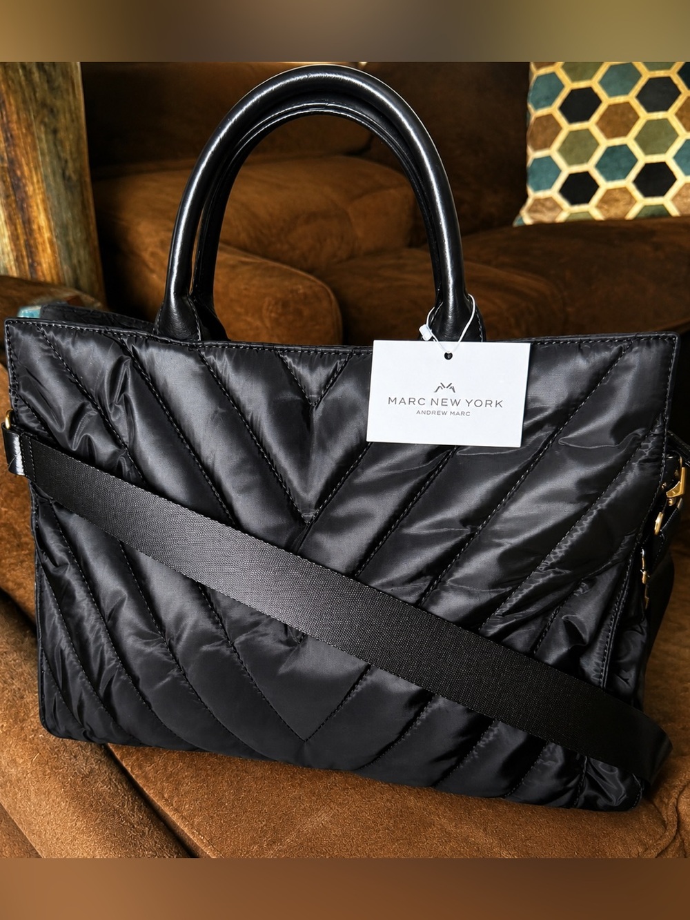 Taylor Falls Nylon Puffer Tote Bag